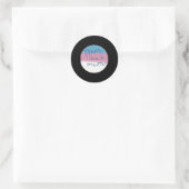 Trans Masc Button Transgender Lives Button Runder Aufkleber (Tasche)