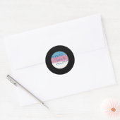 Trans Masc Button Transgender Lives Button Runder Aufkleber (Umschlag)