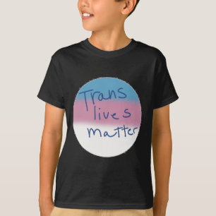 Trans Masc Button Transgender Lives Button T-Shirt