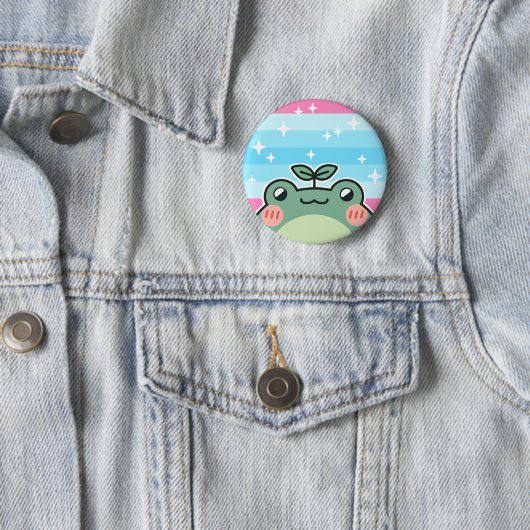 Trans Masculine LGBT Pride Flag Button (Beispiel)
