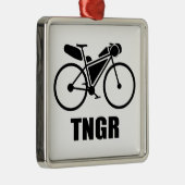 Trans North Georgia Race Bikepacking Ornament Aus Metall (Rechts)