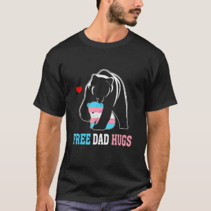 Trans Papa Bear Free Vater Hugs Rainbow Transgende T-Shirt