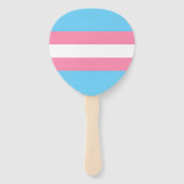 trans party decor hand fans fächer (Vorderseite)