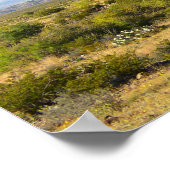 Trans-Pecos-Berge, Texas Poster (Ecke)