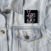 Trans People Exit - Transgender Pride Button (Beispiel)