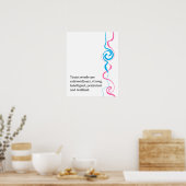 Trans Poster Minimal (Küche)