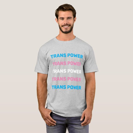 Trans-Power T-Shirt (Vorne ganz)