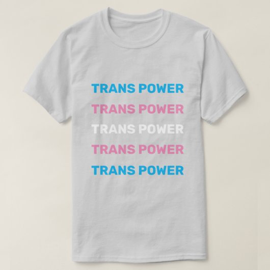 Trans-Power T-Shirt (Design vorne)