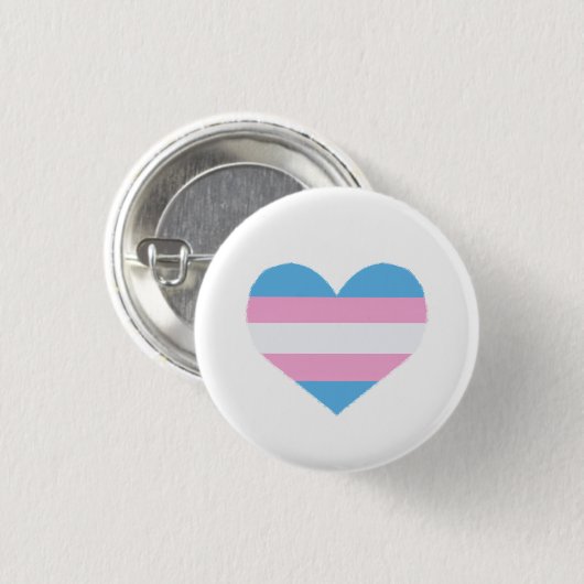 Trans Pride Abzeichen Button (Vorne & Hinten)