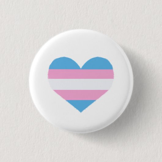 Trans Pride Abzeichen Button (Vorderseite)