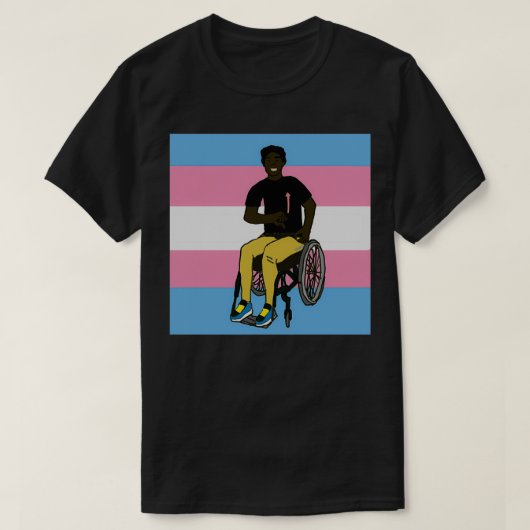 Trans Pride ASL American Sign Language T-Shirt (Design vorne)