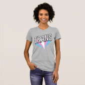 Trans Pride Burst Trans T-Shirt (Vorne ganz)