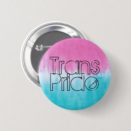 Trans Pride Button (Vorne & Hinten)