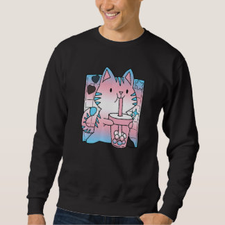 Trans Pride Cat Cat Mama Lgbt Gay Lgbtq Pride Mont Sweatshirt