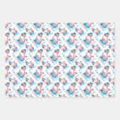 Trans Pride Cat - Seien Sie sich selbst Geschenkpapier Set (Vorderseite 3)