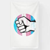 Trans Pride Circle Print Banner (Vertikal)