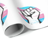 Trans Pride Circle Print Geschenkpapier (Rolleneckpunkt)