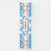 Trans Pride Community Parade Banner (Vertikal)