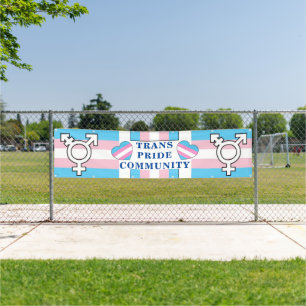 Trans Pride Community-Parade-Banner Banner
