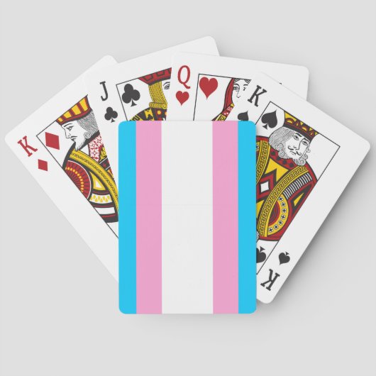 Trans Pride Deck Spielkarten (Rückseite)