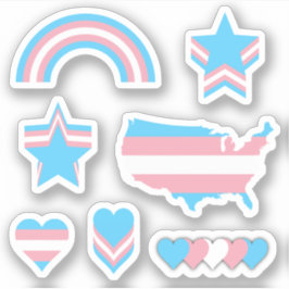 Trans Pride Designs I Aufkleber