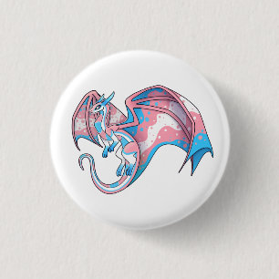 Trans Pride Dragon Button