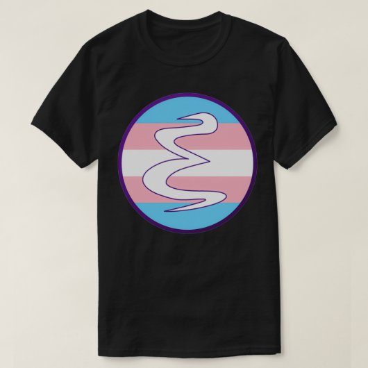 Trans Pride Emacs Logo T-Shirt (Design vorne)