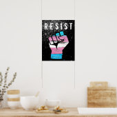 Trans Pride Fist Poster (Küche)
