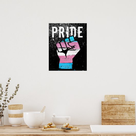 Trans Pride Fist Poster (Küche)