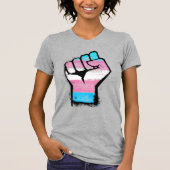 Trans Pride Fist T-Shirt (Vorderseite)