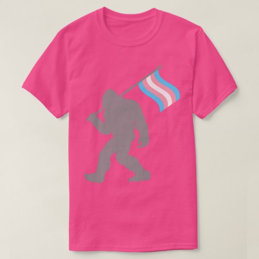 Trans Pride Flag Monster für Transgender T-Shirt (Design vorne)