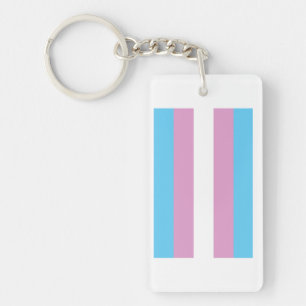 Trans Pride Flagge Schlüsselanhänger