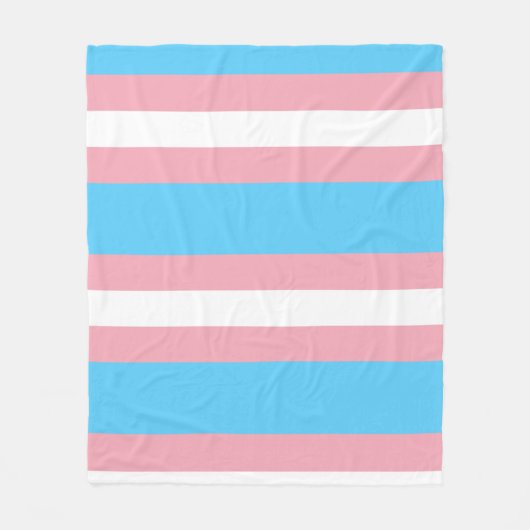 Trans Pride! Fleecedecke (Vorderseite)