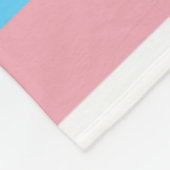 Trans Pride! Fleecedecke (Ecke)