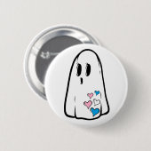Trans Pride Ghost Button (Vorne & Hinten)
