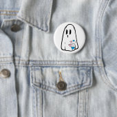 Trans Pride Ghost Button (Beispiel)