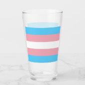 Trans Pride! Glas (Vorderseite)