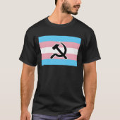 Trans Pride Hammer & Sickle T - Shirt (Vorderseite)