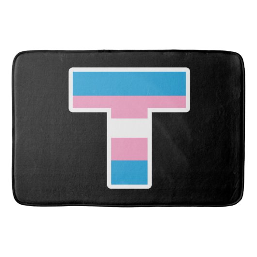 Trans Pride Hauptstadt T Badematte (Vorderseite)