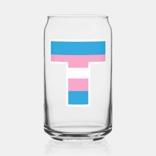 Trans Pride Hauptstadt T Can Glas (Vorderseite)