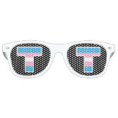 Trans Pride Hauptstadt T Party Sonnenbrille (Vorderseite)
