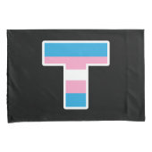 "Trans Pride Hauptstadt T Pillowcase Set Kissenbezug (Vorderseite-Rechts)