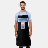 Trans Pride Hauptstadt T Schürze (Getragen)