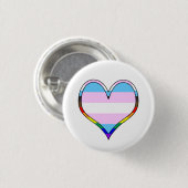 Trans Pride Heart Button (Vorne & Hinten)