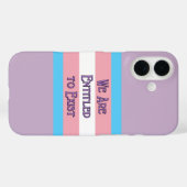 Trans Pride Heart Case-Mate iPhone Case (Rückseite (Horizontal))