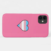 Trans Pride Heart Case-Mate iPhone Hülle (Rückseite (Horizontal))