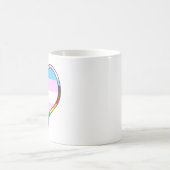 Trans Pride Heart Coffee Tasse (Mittel)