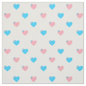 Trans Pride Hearts Fabric Stoff (Muster)