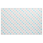 Trans Pride Hearts Fabric Stoff (Fat Quarter (45,7 x 55,9 cm))