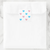 Trans Pride Hearts Stickers (Tasche)